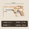 Nuevo Modelo de Madera DIY Ensamblado Yoerke Amw Rifle de Resistencia Juguete de Ensamblaje Rompecabezas Rompecabezas