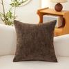 En Stock Dropshipping Regalo de Negocios Color Sólido Rayado Chenilla Cojín de Respaldo para Sofá con Relleno Almohada para Sofá