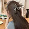 2025 Nuevo Pinza para el Cabello de Bloques de Color Dopamina Dulce de Gama Alta Pinza de Tiburón Pinza de Garra Accesorios para Moño en la Parte Posterior de la Cabeza Adorno para el Cabello