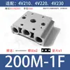 Base de Válvula Solenoide 4V Conecta Múltiple 100M/200M/300M/400M Placa de Múltiple Neumático 1F25F Serie Completa