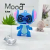 Llavero de Muñeco Stitch Llavero de Stitch Colgante de Silicona Funda para Teléfono Móvil Pegamento Cremoso Mayoreo