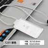 Qiding Liga de Alumínio Porta-Crachá Cordão Unidade de Impressão Porta-Crachá de Trabalho Crachá Fábrica Marca Fabricante Fornecimento