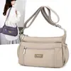 2025 Nuevo Otoño Estilo Coreano Gran Capacidad Alta Apariencia Estilo Extranjero Bolso de Viaje Diario Práctico Multicapa de Hombro Cruzado Bolso Tipo Empanada