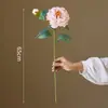Frete grátis! Flores artificiais de peônia luxuosas, de alta qualidade e realistas, perfeitas para decoração de casa, buquês elegantes e arranjos florais para sala de estar.