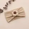 Europa y Estados Unidos accesorios para el cabello nuevos transfronterizos para niños banda para el cabello de algodón para bebé con flor de cinco pétalos diadema de nailon elástica suave para bebé