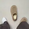 Mocassins Slip-On Masculinos com Cobertura Total, Sapatos Casuais Versáteis para Uso Externo, Sapatos Masculinos Modernos
