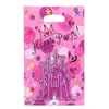 Sacolas Plásticas de Lembrancinha de Festa de Aniversário, Sacolas de Presente Perolizadas, Sacolas de Doce com Imagem Principal de Feliz Aniversário, Venda Direta da Fábrica