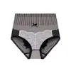 Calcinhas plus size estilo court de primeira geração, calcinhas sem costura de cintura alta com grafeno para mulheres, levanta bumbum, forro 100% algodão, calcinhas femininas