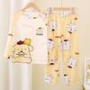 Pijamas para niños del sudeste asiático Conjuntos de ropa para niños Primavera y otoño Pantalones de manga larga Pijamas para bebés niños y niñas Conjuntos de ropa para el hogar