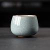 Taza Maestra Ru Kiln Flor de Hielo Juego de Té Kung Fu de Cerámica Taza de Té Personal Tazón de Té Taza de Té Jian Zhan Individual de Alta Gama