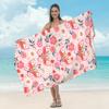 Toalla de Playa de Microfibra Transfronteriza para Adulto Estampada para la Playa Chal Protector Solar Absorbente Toalla para Nadar de Secado Rápido Toalla de Baño