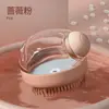 Cepillo para Bañar Perros, Peine de Baño para Mascotas Gato con Mango Largo, Rascador de Cabeza con Dispensador de Líquido, Cepillo Masajeador de Champú para Limpieza de Cabeza