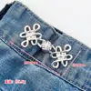 Hebilla de Cintura Amorosa Nudo Chino Hebilla Par Removible Sin Clavos Sin Costuras Botón Pantalones Cintura Grande Cambia Cintura Pequeña Artefacto Ajustado