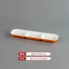 Vajilla de Melamina Plato de Dos Colores para Restaurantes de Hot Pot y Barbacoa, Plato Cuadrado de Barbacoa Comercial Imitación Porcelana