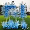 Flores Grandes de Chão para Casamento Flores de Seda Flores Decorativas Flores para Palco T Corredor Flores Penduradas Flores de Casamento Fundo de Flores