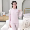 Conjuntos de algodón suaves y cómodos para toda la familia para adolescentes, conjuntos de ropa interior para niños, capas base de algodón puro para niños y niñas, ropa y pantalones cálidos de otoño