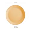 Plato de Paja de Trigo Transfronterizo 20CM23CM Plato para Frutas Casero Plato para Empanadillas Cantina Plato de Plástico Venta al por Mayor Regalo