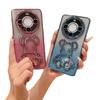 Funda de Oso con Arena Líquida Brillante Adecuada para Funda de Teléfono Vivox200 Y300 Agujero Fino Galvanizado S19 Gradiente 3D S50 Cubierta Protectora
