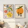 Pintura Decorativa Restaurante Tres Comidas Cuatro Estaciones Estilo Tronco Dopamina Mesa de Comedor Pintura Colgante Sanadora Pared de Fondo de Sofá de Sala de Estar Mural