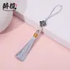 Franja de Borla de Nó Chinês para Leque Hanfu, Acessórios de Borla para Pen Drive DIY, Pingentes e Enfeites para Roupas no Atacado de Fabricante