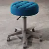 Silla de Peluquería Barbería Hogar Manicura Taburete Redondo Taburete de Belleza Salón de Belleza Giratorio Elevador Polea