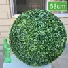 Simulación Eucalipto Milán Plástico Bola de Césped Artificial Planta de Interior Paisajismo Centro Comercial Supermercado Boda Decoración Creativa para Techo