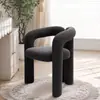 Penteadeira Minimalista Famosa na Internet Designer Moderna Creme Uso Doméstico Luxo Leve Encosto Quarto Ins Branco