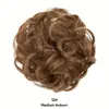 Moño de Pelo Estilo Europeo y Americano para Mujeres, Moño de Pelo Elástico, Seda de Alta Temperatura, Moño de Pelo Rizado Natural Esponjoso, Fábrica de Pelucas Transfronteriza