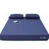 Sábana de Algodón Tejido de Punto de Alta Densidad Gruesa sin Costuras, Color Sólido Simple, Cubierta de Cama de una Pieza Absorbente de Humedad para Dormir Profundamente en Todas las Estaciones