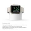 Para Apple Watch Soporte Base de carga para Apple Watch Soporte de carga de escritorio de silicona para Apple Watch 5