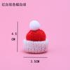 Mini Gorros de Navidad, Bufandas Pequeñas, Gorros de Punto Navideños, Gorros Pequeños, Tapas de Botella de Cuchillo y Tenedor, Decoraciones Navideñas de Bufanda Pequeña para el Cuello