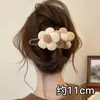 Flores Outono Inverno Presilha Bico de Pato Presilha de Cabelo Feminina 2026 Nova Presilha de Garra Grande de Alto Padrão Presilha de Nuca Acessórios de Cabelo Grampo