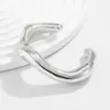 Joyería Transfronteriza Europea y Americana, Pulsera Asimétrica de Moda CCB, Conjunto de Pulseras Plegadas de Lujo Accesible