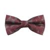 Pajarita personalizada para hombre, estilo coreano, informal, para novio, boda, mujer, padrino, boda, escenario, vino tinto