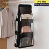 Bolsa de almacenamiento colgante para puerta trasera de tela, a prueba de polvo, para armario doméstico, dormitorio, ropa, cocina, bolsa de almacenamiento