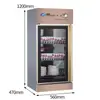 Gabinete de desinfección Kangruo vertical para el hogar cocina vajilla pequeña superficie de mostrador baja temperatura acero inoxidable armario de desinfección para vajilla