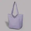 Bolso Tote de Estilo Casual Simple de Comercio Exterior para Mujer 2025 Nueva Textura Versátil Estudiante Clase Gran Capacidad Bolso de Hombro