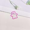 Coreano Nuevo Colorido Lindo Oso Gominola Acrílico Brillo Joyería Colgante DIY Llavero Colgante Accesorios