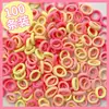 Elásticos de cabelo estilo coreano para mulheres, alta elasticidade, duráveis, não danificam o cabelo, elásticos para rabo de cavalo alto, acessórios de cabelo