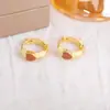Pendientes Minimalistas de Corazón con Goteo de Aceite de Nicho con Diseño Único, Pendientes de Aro con Bloques de Color, Pendientes de Lujo de Alta Moda