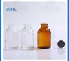 Botella Xilin moldeada marrón transparente de 5-100 ml botella vacía de penicilina botella de reactivo botella de vidrio suministro al por mayor de fábrica