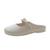 Zapatillas Baotou de Estilo Nuevo 2024 para Exterior, Medias Zapatillas Planas de Suela Suave, Suaves, Súper Suaves, de Moda, Combinan con Todo, Zapatillas Casuales Holgadas