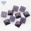 Huagang Gem Square Sintético Sintético Tesoro Australiano Piedra Suelta OPALO Cuadrado Princesa Base Plana Cara Lisa Piedra OPALO FH22