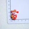 Acessórios de Resina DIY Joias Ano Novo Boa Sorte Vem para o Deus da Riqueza Cola Cremosa Capa de Celular Caixa de Armazenamento Ímã de Geladeira Material
