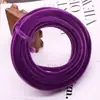 Kit de material de horquilla floral de terciopelo sintético ultradenso para horquillas y accesorios de pinza para el cabello hechos a mano estilo antiguo DIY