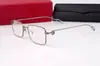 Nuevas Monturas de Gafas Sin Marco Kajia para Hombre, Monturas de Gafas para Miopía, Monturas de Gafas de Titanio Puro de Marco Completo Ultraligeras para Mujer, Monturas de Media Montura para Negocios