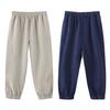Pantalones de Pijama de Lino Puro Estilo Japonés Nuevo de Verano para Mujer Kimo Linpo Pantalones Jogger para el Hogar de Lino Llovizna