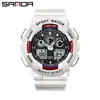 Reloj Digital Sanda 3017 Multifuncional Impermeable Deportivo para Estudiantes Hombres y Mujeres Relojes Personalizados Creativos para Exteriores para Hombres y Mujeres