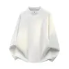 Sudadera de alta calidad, minimalista, con cuello en V y manga larga de la marca NASA para hombre, un top casual y moderno de otoño que se puede combinar fácilmente con otros atuendos.