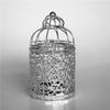 Produtos de artesanato em metal dourado estilo europeu, gaiola de pássaros, castiçal, ornamentos para casa, casamento, jantar à luz de velas, adereços decorativos